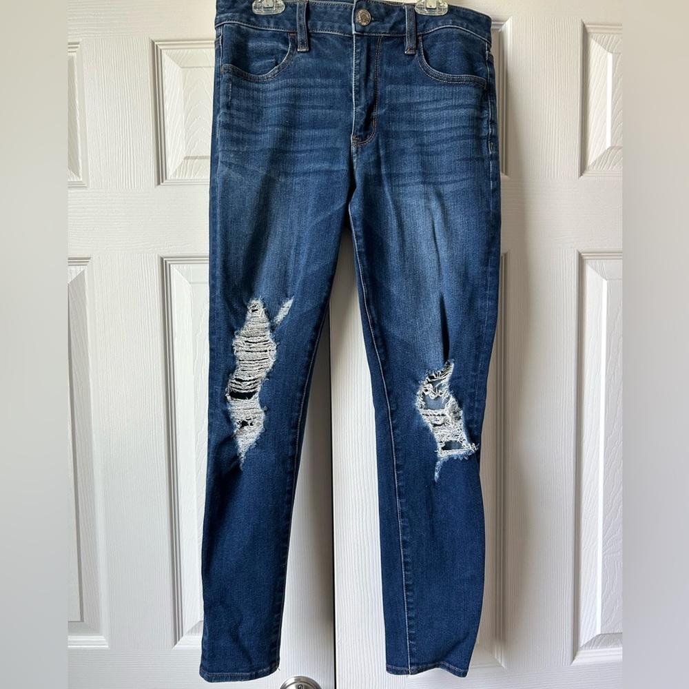 ripped jeggings